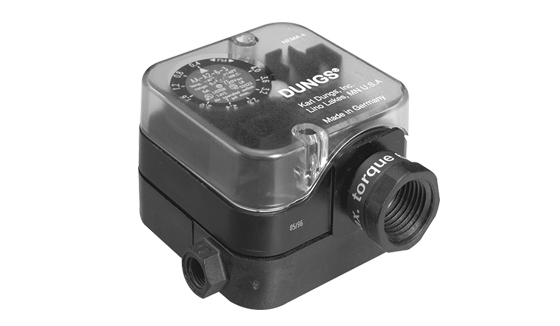 DUNGS AA-A2 Differential Pressure Switch for air, flue and exhaust gases /Field adjustable