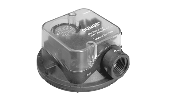 DUNGS  AA-C2 – Differential Pressure Switch for air, flue and exhaust gases /Field adjustable