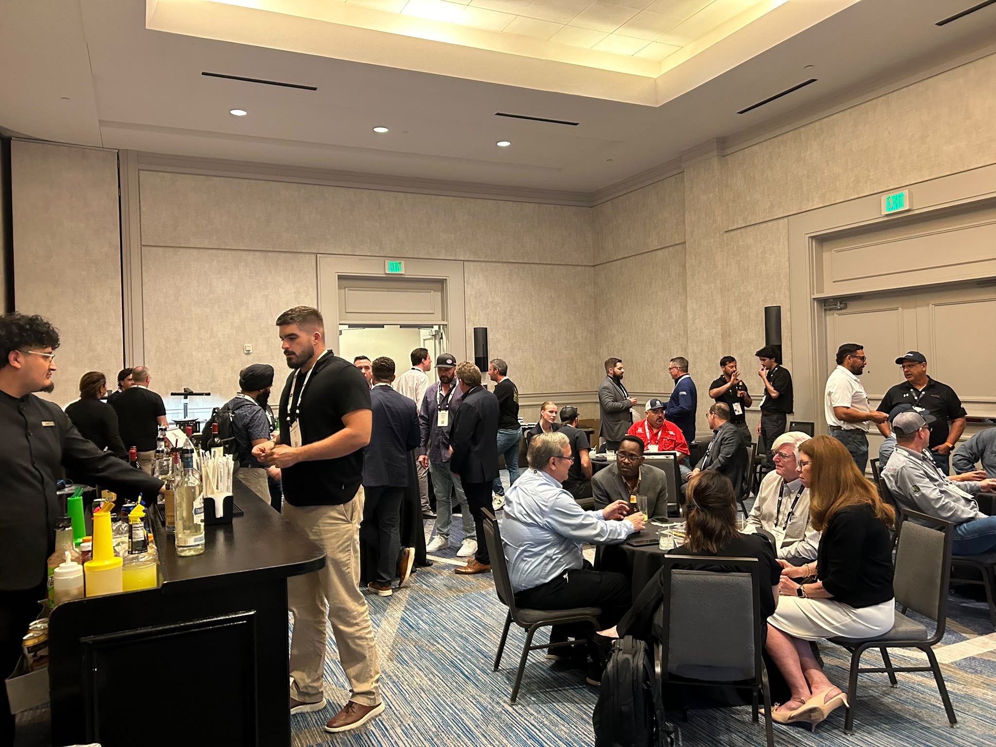 Event reception and networking